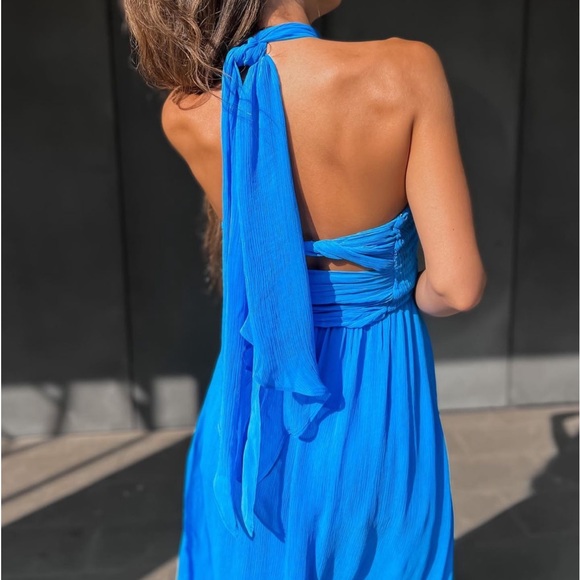 Zara Cut Out Maxi Dress - Picture 3 of 16